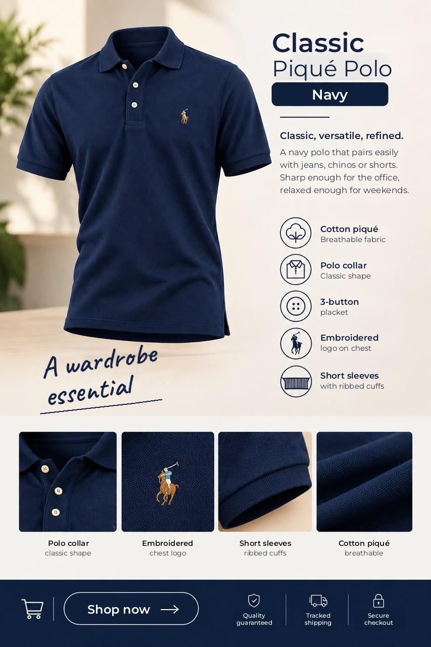 Polo RF Soft Cotton Polo Shirt – Regular, Big & Tall