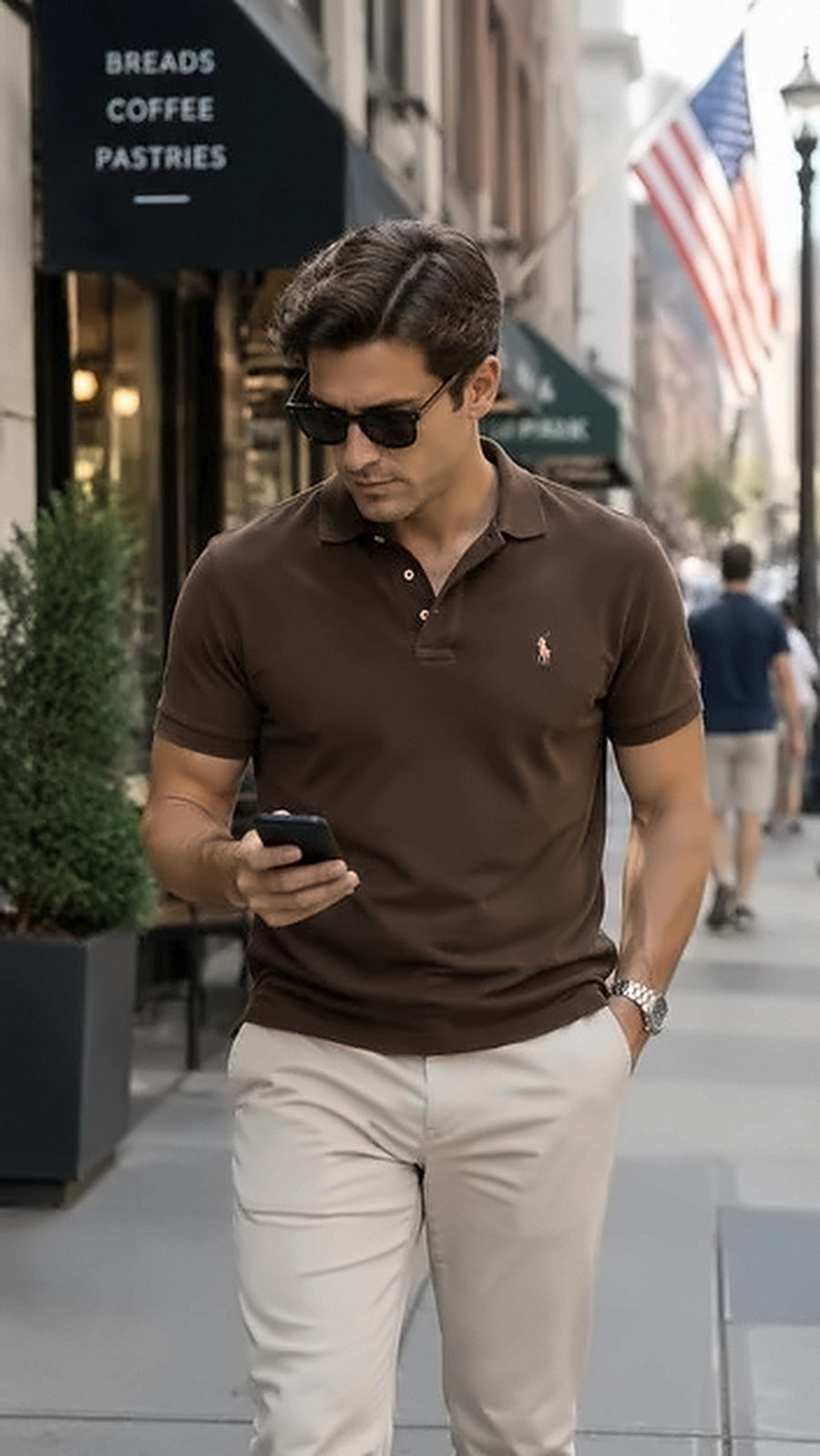 Herrenlager polo look