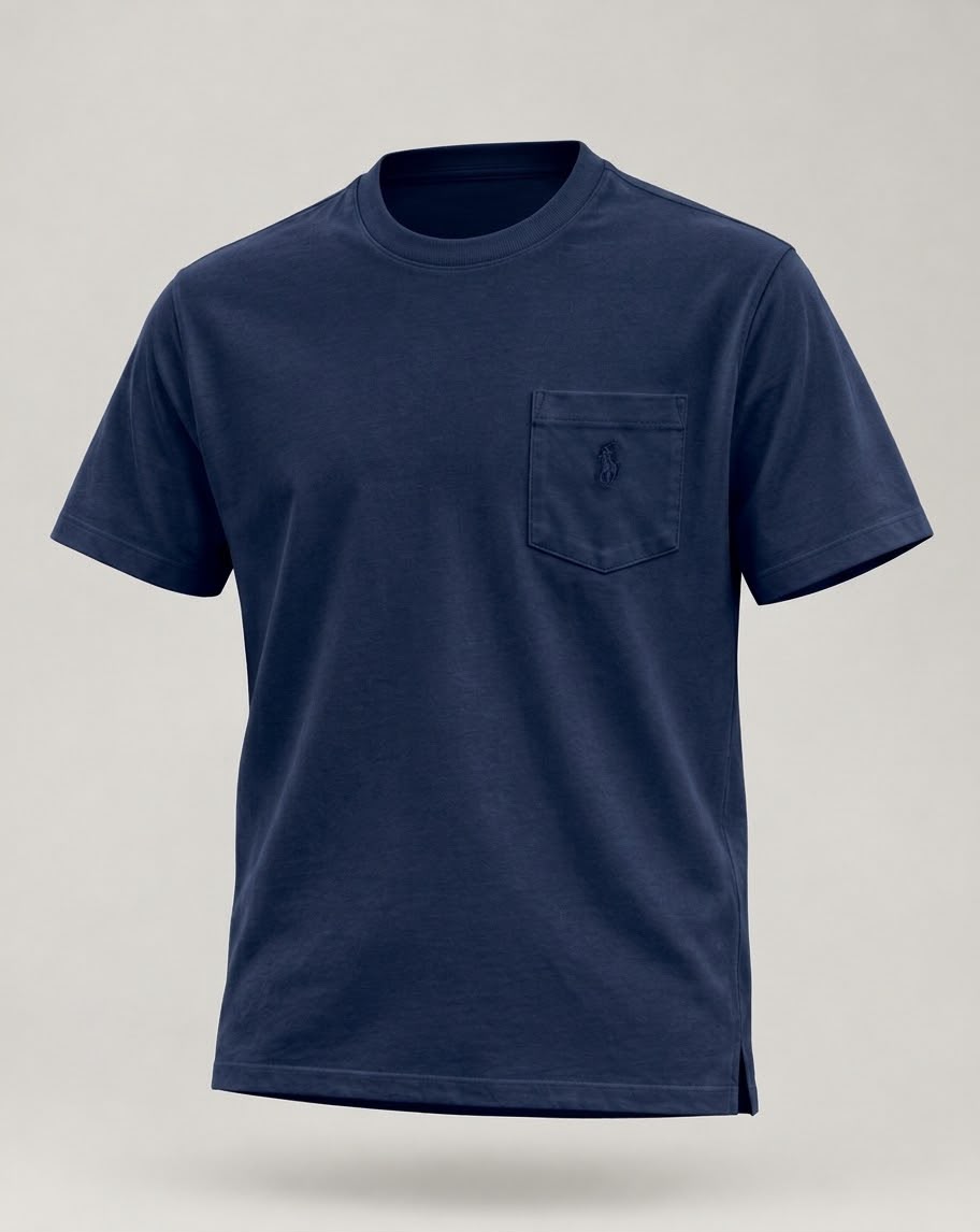 T-Shirt mit Brusttasche Ink